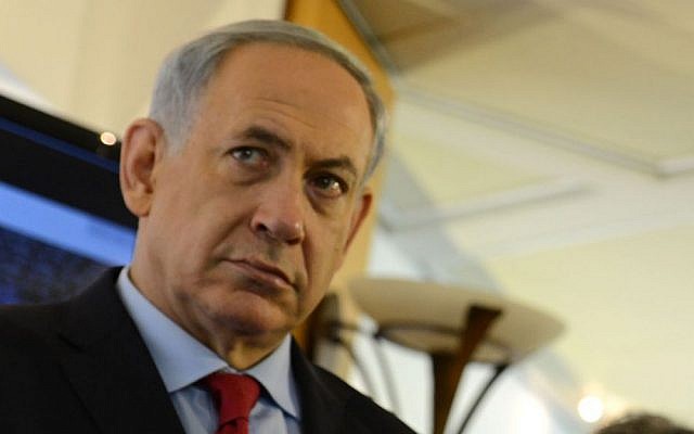 Prime Minister Benjamin Netanyahu attends a French-Israeli technology innovation summit in Tel Aviv, Tuesday, November 19, 2013 (photo credit: Kobi Gideon/GPO/Flash90)