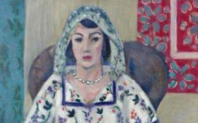 A detail from the painting  'Sitzende Frau' ('Sitting Woman'), by Henri Matisse, which was among the more than 1,400 art works seized by German authorities in an apartment in Munich in February 2012. (photo credit: AP/Staatsanwaltschaft Augsburg)