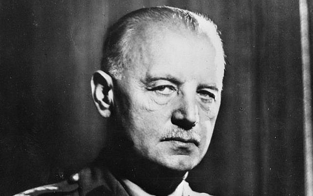 General Wladyslaw Sikorski (photo credit: public domain)