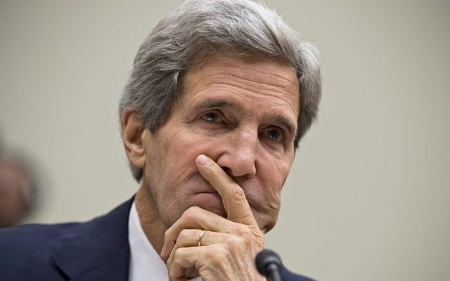 US Secretary of State John Kerry (photo credit: AP Photo/J. Scott Applewhite)