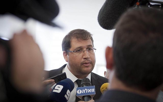 In this Tuesday, Dec. 17, 2013 photo, Israeli lawyer Michael Sfard talks to media after a court hearing at Israel's Supreme Court in Jerusalem (AP Photo/Dan Balilty)