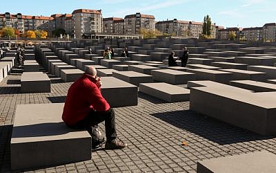 Holocaust Memorial in Berlin, Germany (photo credit: Nati Shohat/Flash90/File)