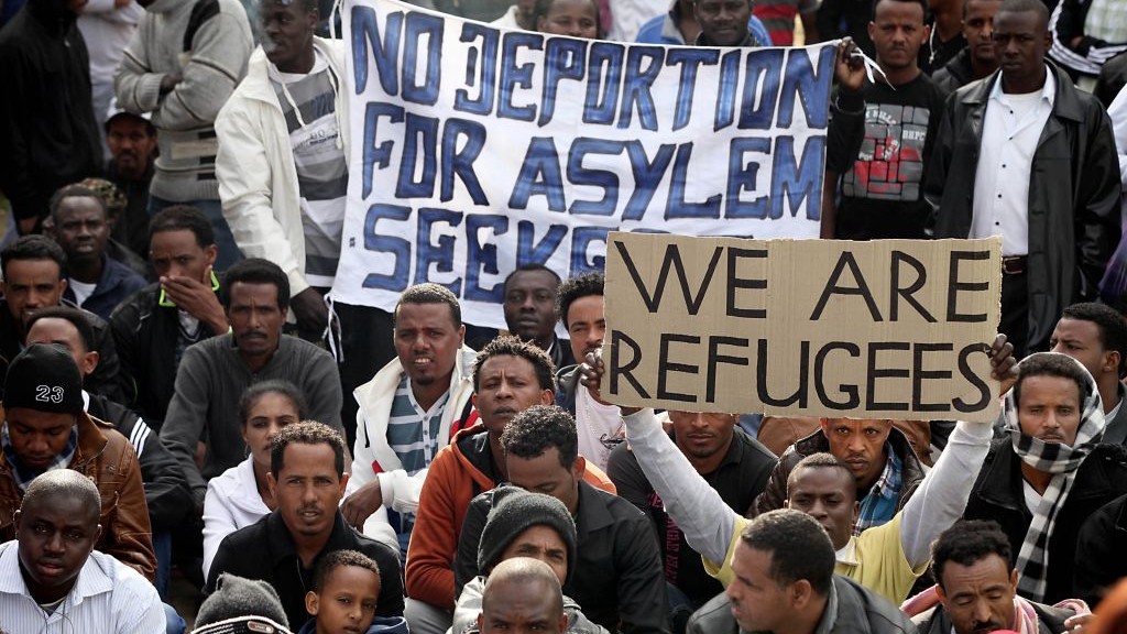 Migrants Mass In Tel Aviv Demanding Refugee Status The Times Of Israel