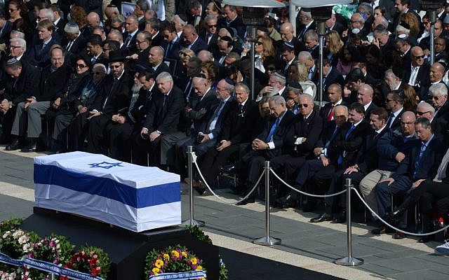 The memorial ceremony for prime minister Ariel Sharon at the Knesset in Jerusalem January 13, 2014. (Photo credit: Amos Ben Gershom/GPO/Flash90)