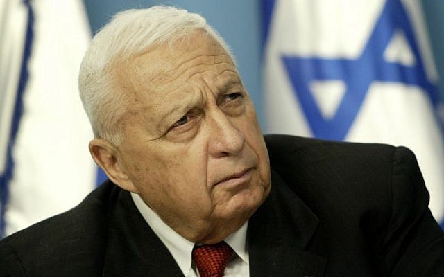 Former prime minister Ariel Sharon, in 2004 (photo credit: AP/Oded Balilty/File)