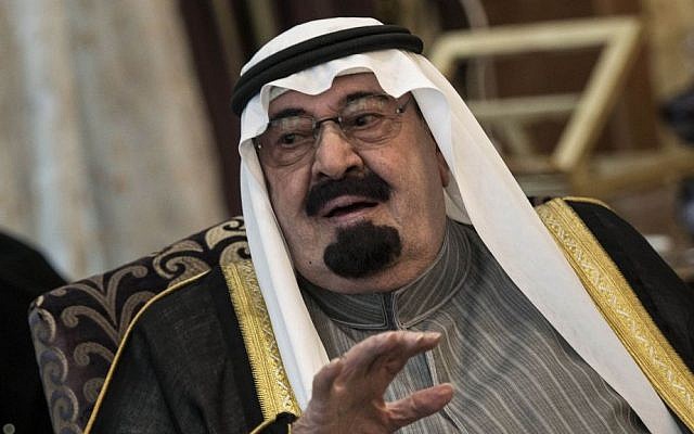 Saudi Arabia's King Abdullah (photo credit: AP/Brendan Smialowski/Pool)