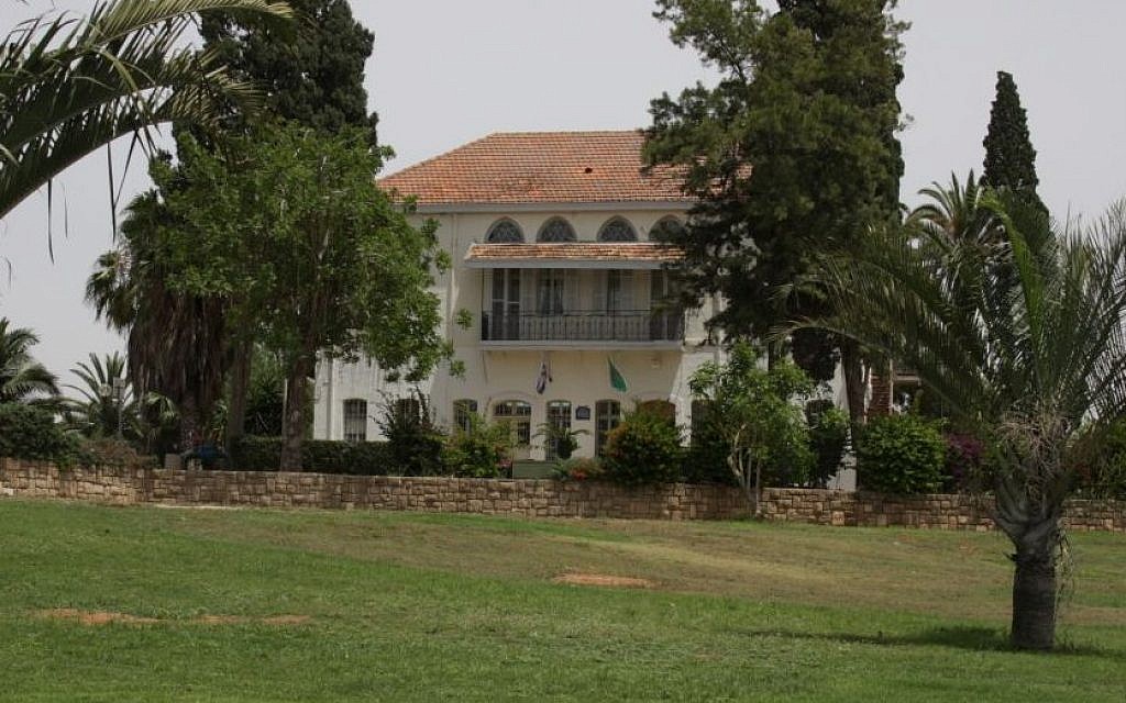 The administration building at Mikve Yisrael, where the school principal used to live (photo credit: Shmuel Bar-Am)