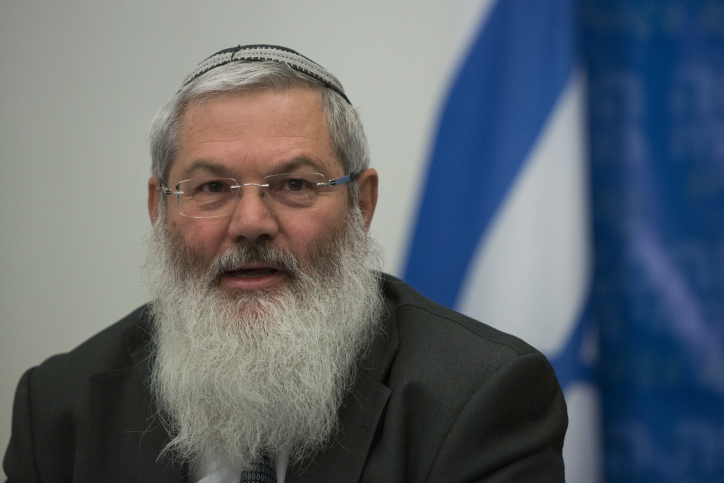 Deputy Defense Minister Eli Ben-Dahan, a former deputy minister of religious affairs, February 3, 2014. (Yonatan Sindel/Flash90)