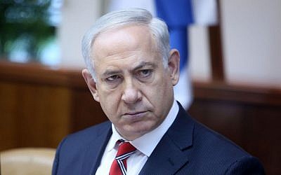 Prime Minister Benjamin Netanyahu speaks during the weekly cabinet meeting on February 16, 2014 (photo credit: Marc Israel Sellem/POOL/Flash90)