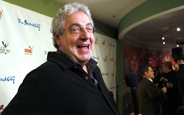 Actor and director Harold Ramis laughs as he walks the Red Carpet to celebrate The Second City's 50th anniversary in Chicago on December 12, 2009 (photo credit: AP Photo/Jim Prisching)