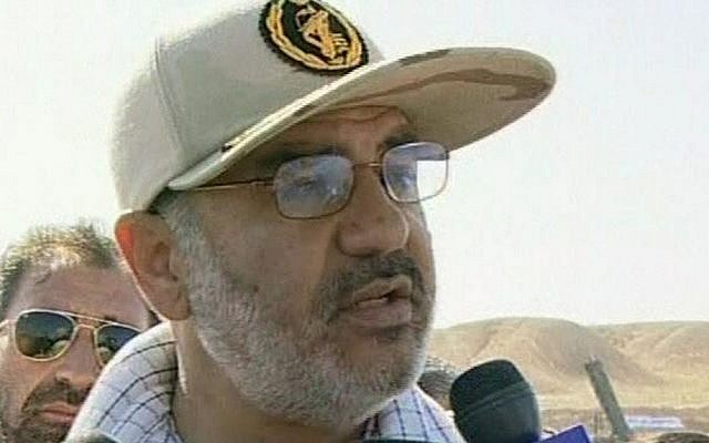 This image released September 27, 2009, on Iranian state TV cannel IRIB, shows Gen. Hossein Salami, head of the Revolutionary Guard Air Force. (AP Photo/IRIB, via APTN)