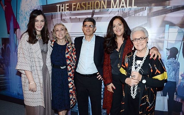 From left: Teresa Missoni, Franca Sozzani, Zeev Stein,  Angela Missoni and Rosita Missoni. (photo credit: courtesy of TLV Fashion Week)