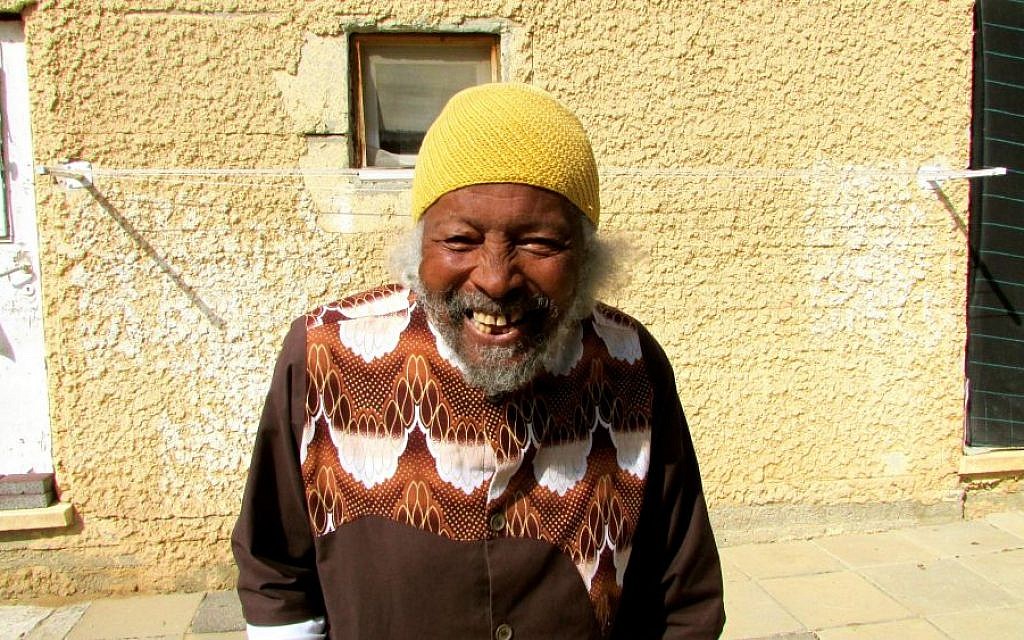 An 89-year-old elder of the community. (photo credit: Debra Kamin/Times of Israel)