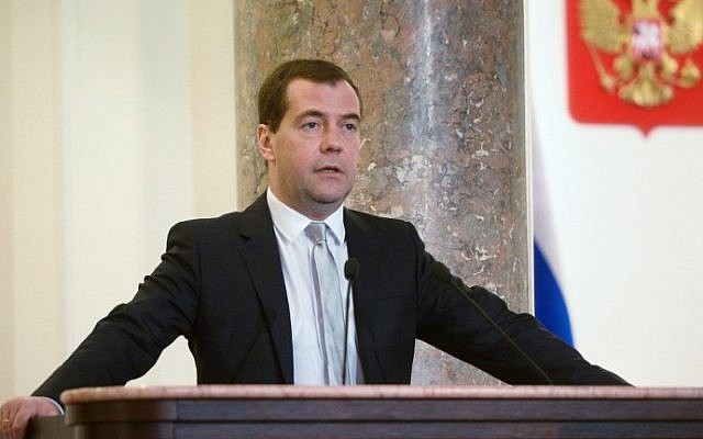 Russian Prime Minister Dmitry Medvedev (Alexander Astafiev/AFP)
