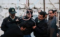 Illustrative photo of an execution in Iran. (AFP/Arash Khamooshi/ISNA)
