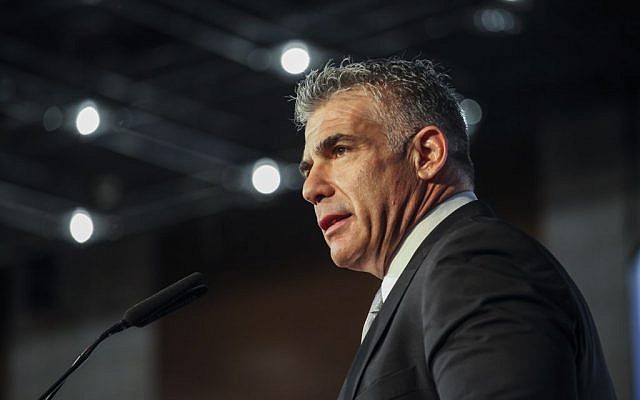 Finance Minister Yair Lapid in Jerusalem, March, 2014. (photo credit: FLASH90)