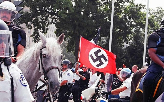 Illustrative image of a neo-Nazi rally (CC BY-Elvert Barnes/Flickr)