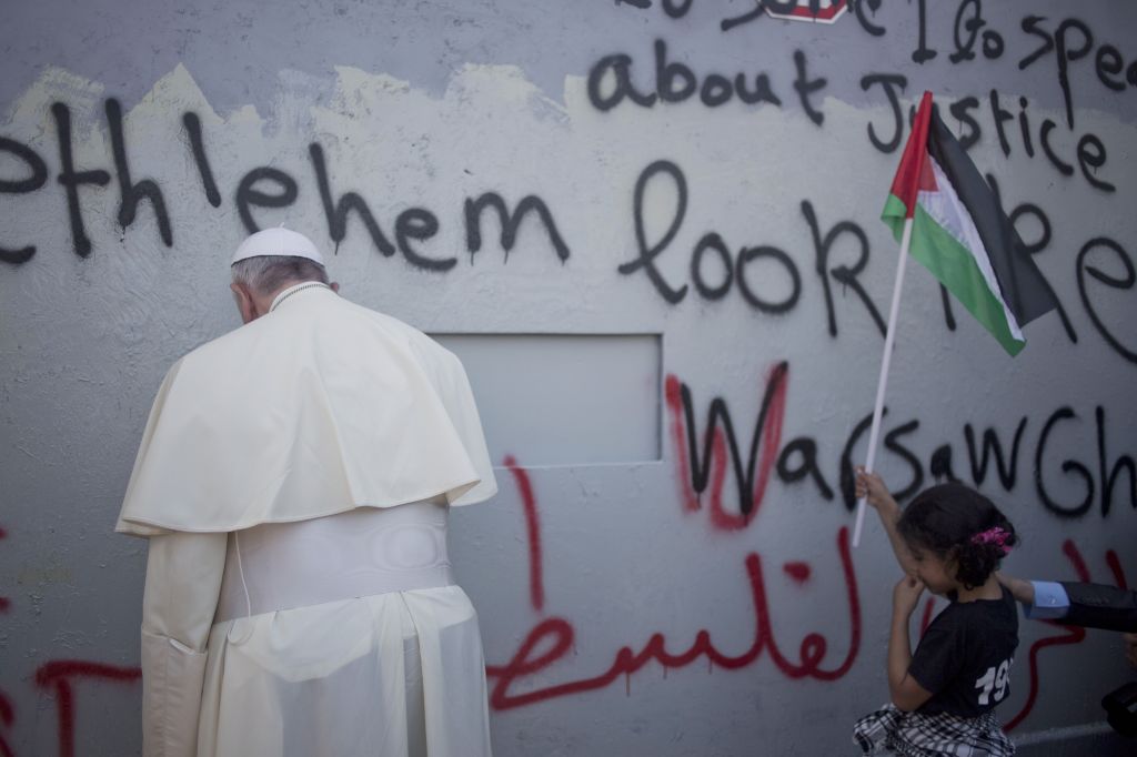 Image result for pope francis on palestine