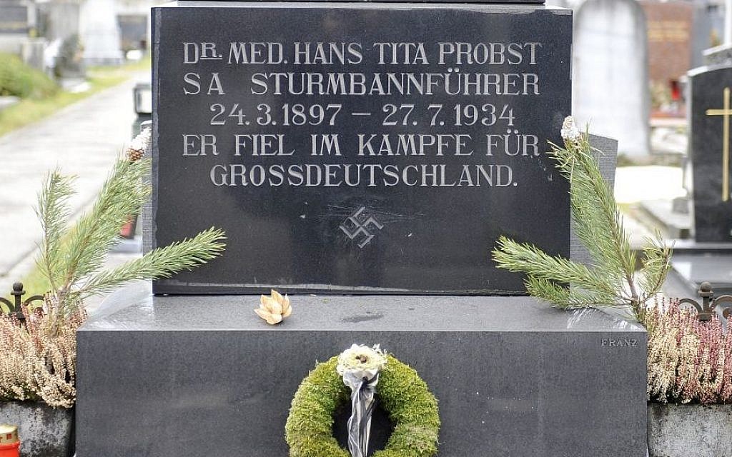 Swastika Covered Up On Austrian Tombstone The Times Of Israel swastika-covered-up-on-austrian-tombstone-the-times-of-israel
