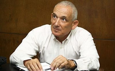 Hillel Charney, the initiator in the Holyland project, seen at the District Court in Tel Aviv to receive his sentence on May 13, 2014 (photo credit: Ami Shooman/Flash90)