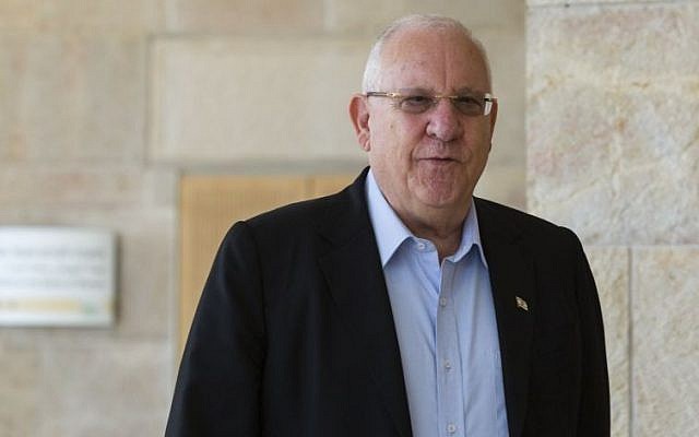 Presidential candidate and ex-Knesset Speaker Reuven Rivlin MK (Likud) in the Knesset this week. (Photo credit: Flash 90)