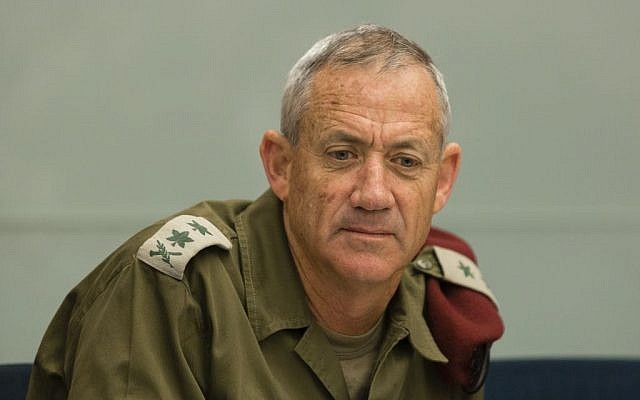 IDF Chief of Staff Benny Gantz (Flash 90)