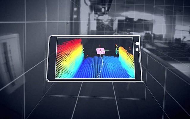 A device equipped with Tango technology renders a scene into 3D (Photo credit: Courtesy)