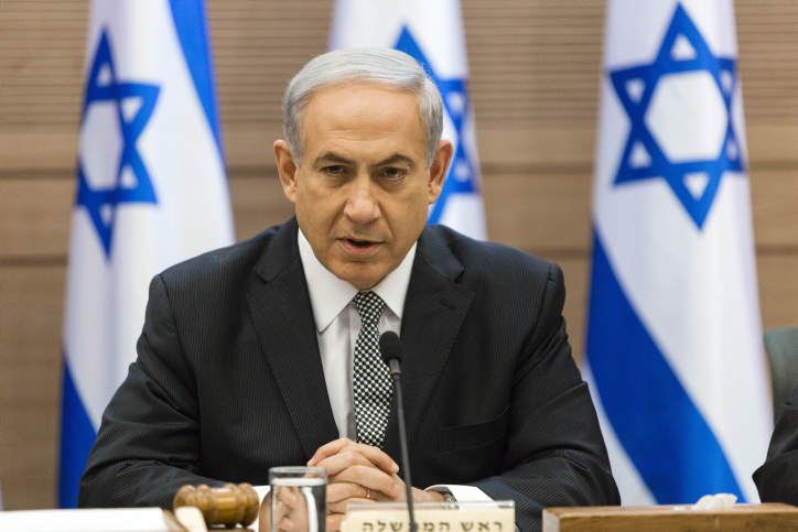 Prime Minister Benjamin Netanyahu at the Knesset on Thursday, July 24, 2014. (photo credit: Flash 90)