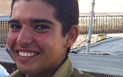 IDF Staff Sergeant Liel Gidoni, 20, who was killed in the Gaza Strip on Friday, August 1, 2014. (photo credit: IDF Spokesperson/Flash90)