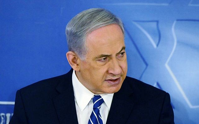 Prime Minister Benjamin Netanyahu seen during a cabinet meeting in Tel Aviv on August 10, 2014. (Photo credit: Haim Zach/GPO/Flash90)
