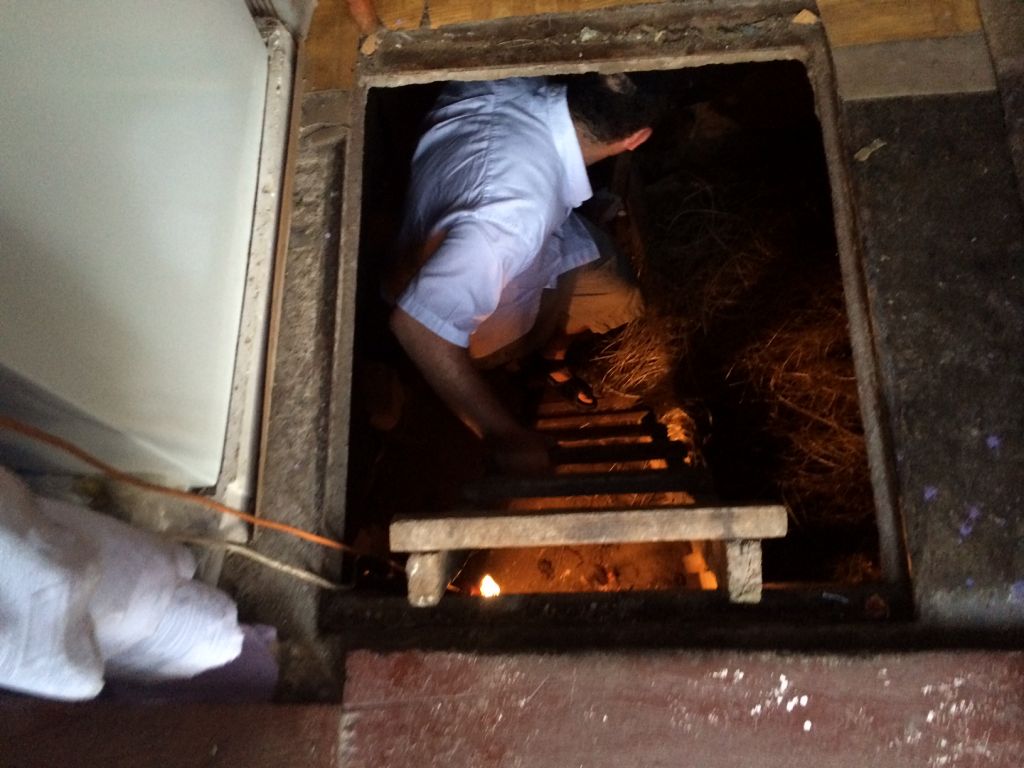 Head of From the Depths Jonny Daniels descends to the Kowalski family bunker where two Jewish girls were hidden during WWII before Nazi discovery. (courtesy)