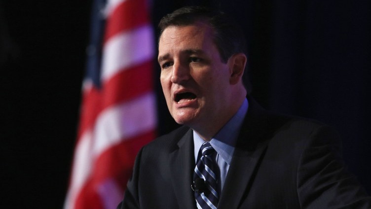 Senator Ted Cruz (R-TX) speaks at the 2014 Values Voter Summit September 26, 2014 in Washington, DC (Photo credit: Mark Wilson/Getty Images/AFP)
