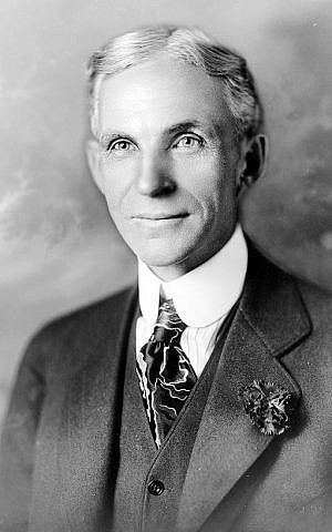 Henry Ford (photo credit: Hartsook, Library of Congress)