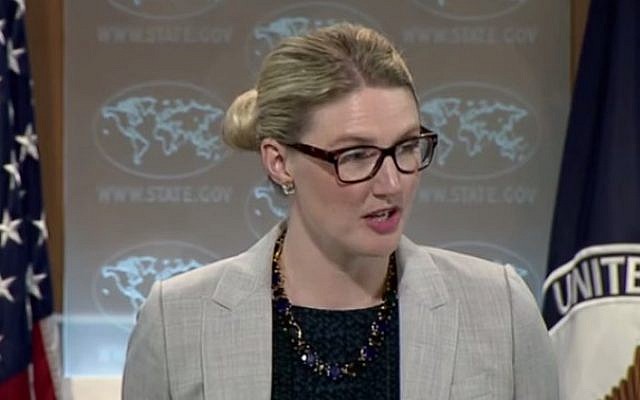 US State Department deputy spokeswoman Marie Harf (Photo credit: Youtube screen capture)