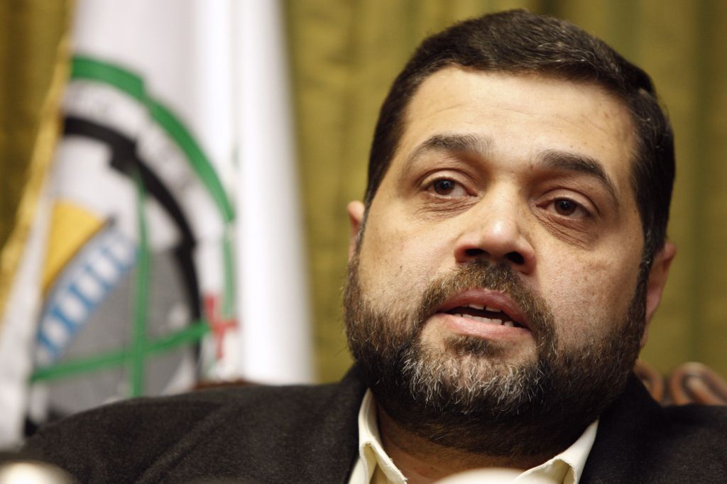 Hamas official Usamah Hamdan (AP/Bilal Hussein)