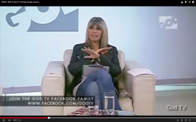 Wendy Alec details her husband's betrayal on God TV (YouTube Screenshot)