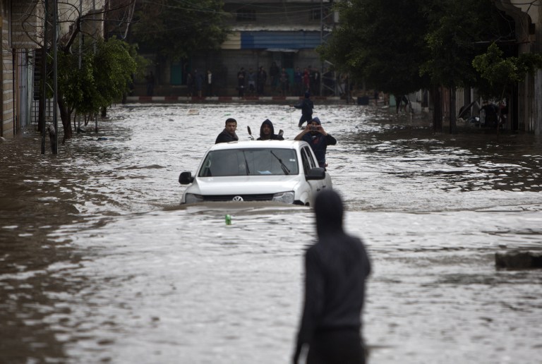 UN declares Gaza City emergency over floods | The Times of Israel
