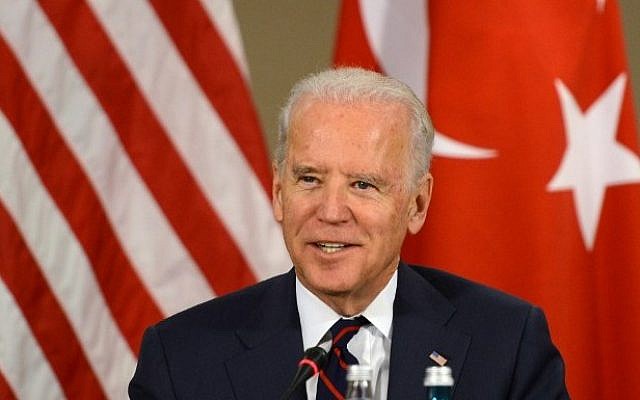 US Vice President Joe Biden on November 22, 2014 in Istanbul. (Photo credit: AFP/BULENT KILIC)