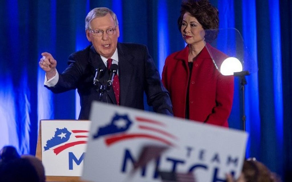 Republicans Ride Midterm Wave To Control Of Senate House The Times