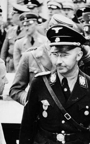 Heinrich Himmler at Dachau in 1936. (Friedrich Franz Bauer/Wikimedia Commons/German Federal Archive)