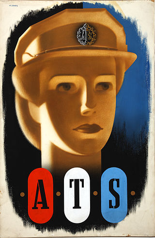 ATS recruitment poster for the Ministry of Information, designed by Abram Games (photo credit: Public Domain/The National Archives (United Kingdom), document record INF3/113.)