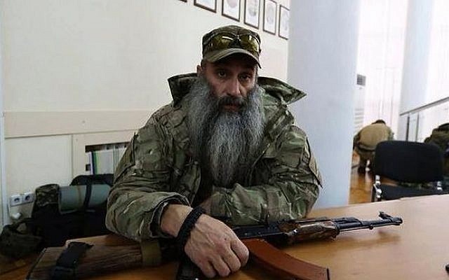 Asher Joseph Cherkassky in Dneproperovsk, Ukraine in 2014. (Courtesy of http://evreiskiy.kiev.ua)