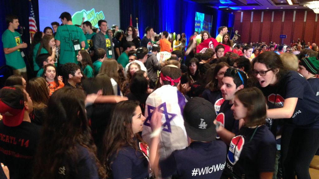 Some 800 teens attended the annual United Synagogue Youth international conference this week in Atlanta. (courtesy)