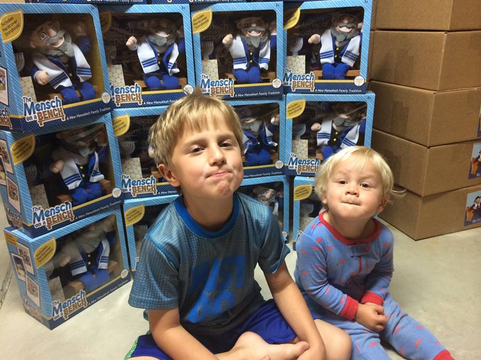 For the Hoffman boys now every day is Hanukkah. (courtesy)