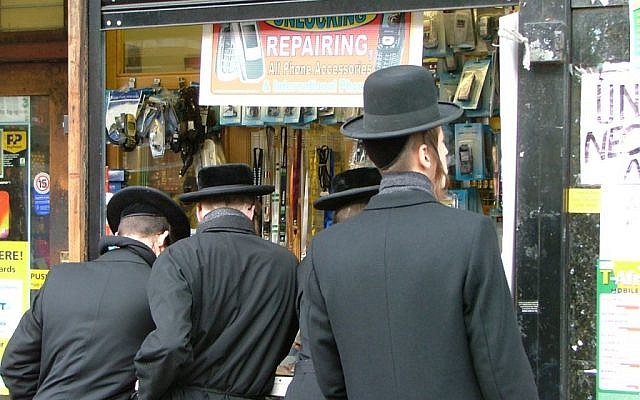 Illustrative: Ultra-Orthodox Jews in the Stamford Hill section of London. (CC BY-dcaseyphoto/Flickr)