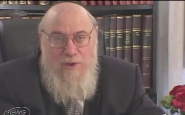 Rabbi Mendel Epstein, accused of torturing men into granting their wives a Jewish divorce for $50,000, begins trial on February 17, 2015. (Photo credit: YouTube screenshot)