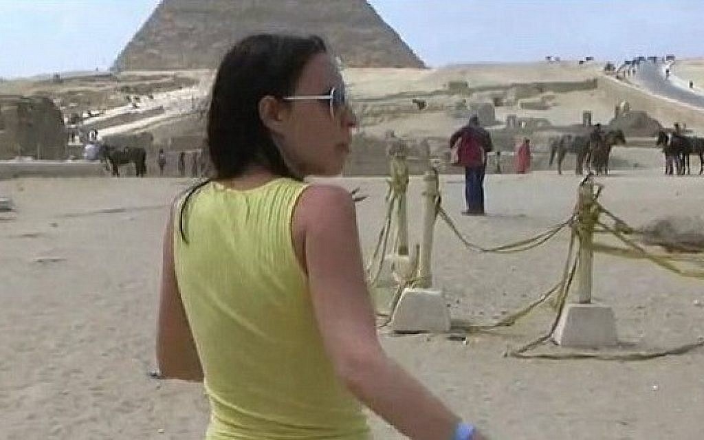 Egyptians angered by porn at pyramids | The Times of Israel