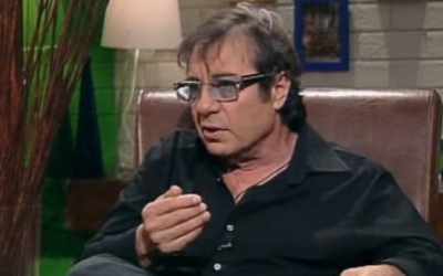 Yehonotan Geffen in a 2012 interview with Israeli media. (screen capture: YouTube)