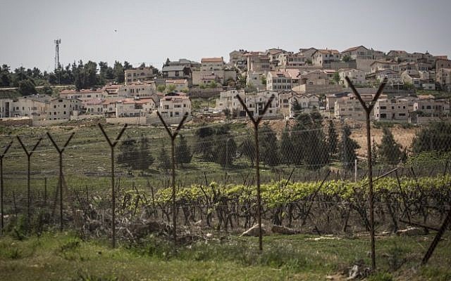 Illustrative: A security fence around a Jewish settlement in the West Bank (Hadas Parush/Flash90)