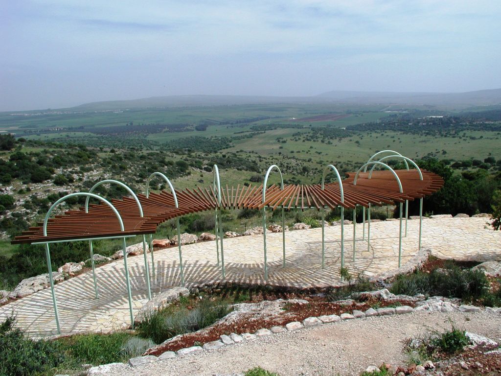 One of the many overlooks on the Beit Keshet Forest trail (photo credit: Shmuel Bar-Am)